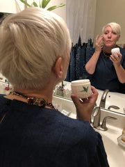 Corium 21 fragrance-free label detail on 8oz jar