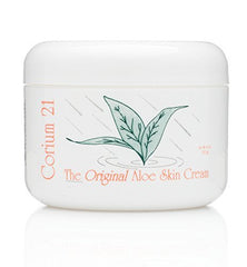 Corium 21 original aloe skin cream fragrance-free jar front view for sensitive skin