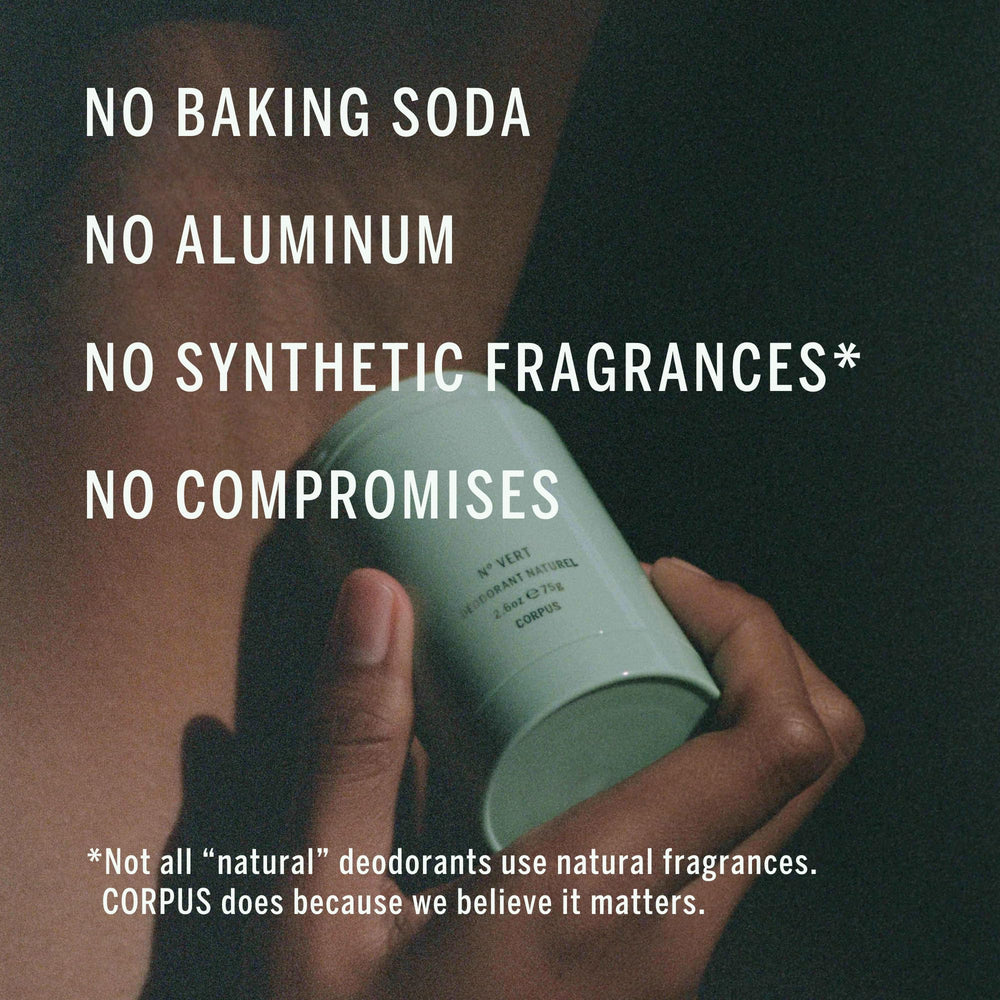 CORPUS packaging made from recyclable materials and FSC-certified box