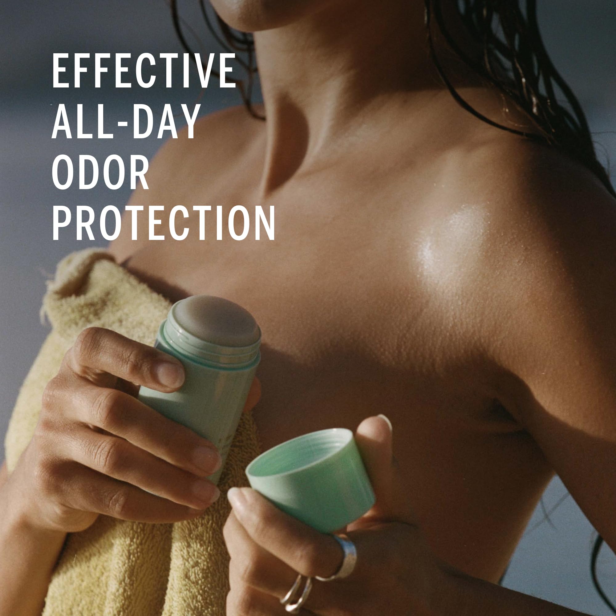 CORPUS deodorant gel texture visible without residue on skin