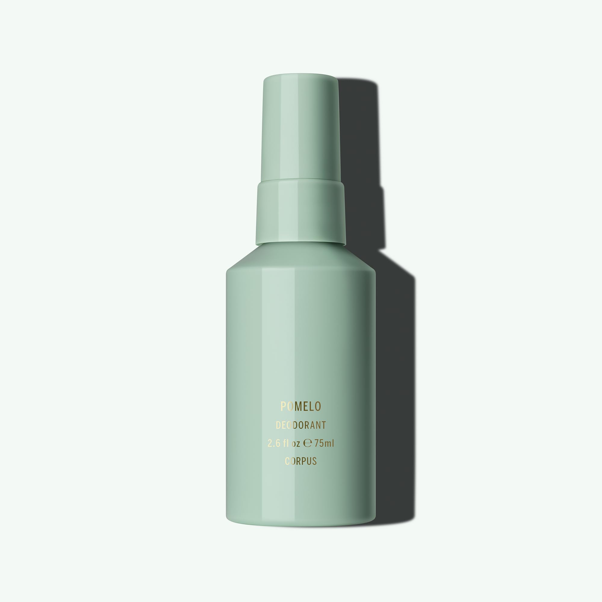 Corpus Pomelo deodorant spray dries clear after application