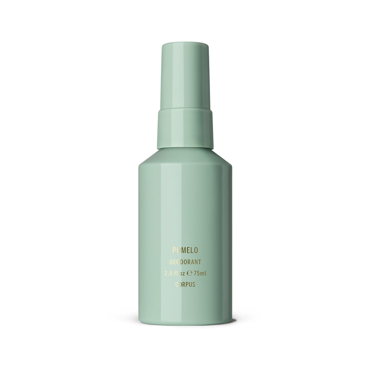 Corpus Pomelo deodorant spray packaging highlights eco-friendly design for daily use