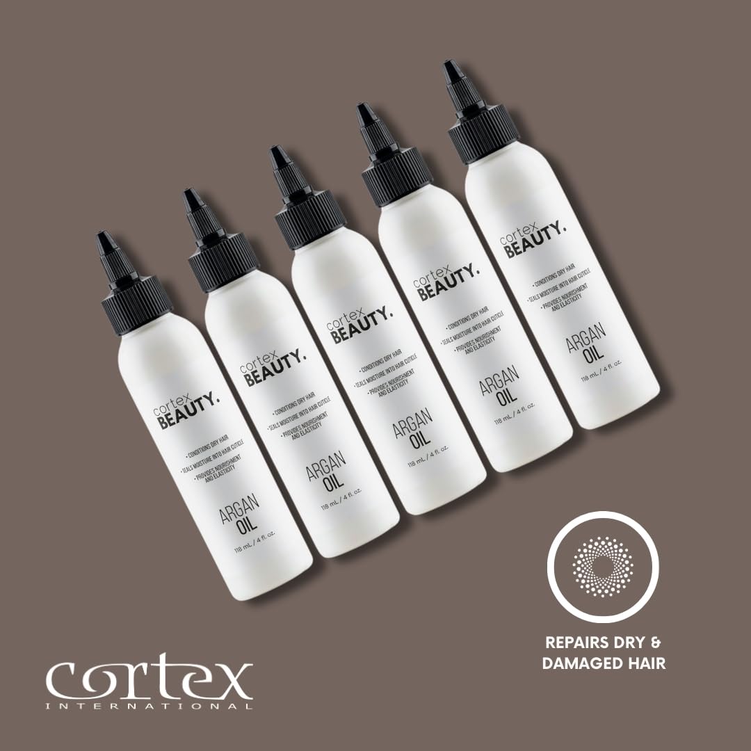 Cortex straighteners with argan refill showing compatibility for smooth styling.