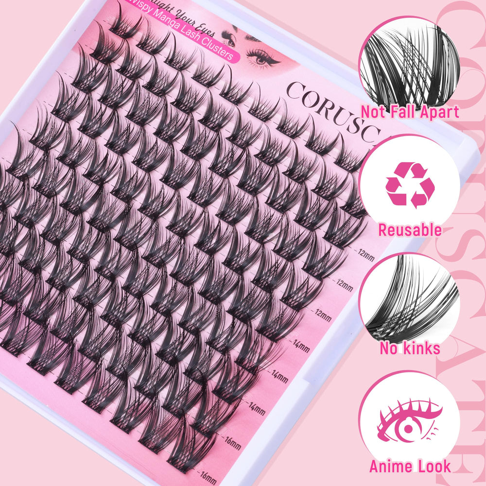 CORUSCATE ultra-thin lash band enables easy, comfortable wear all day.