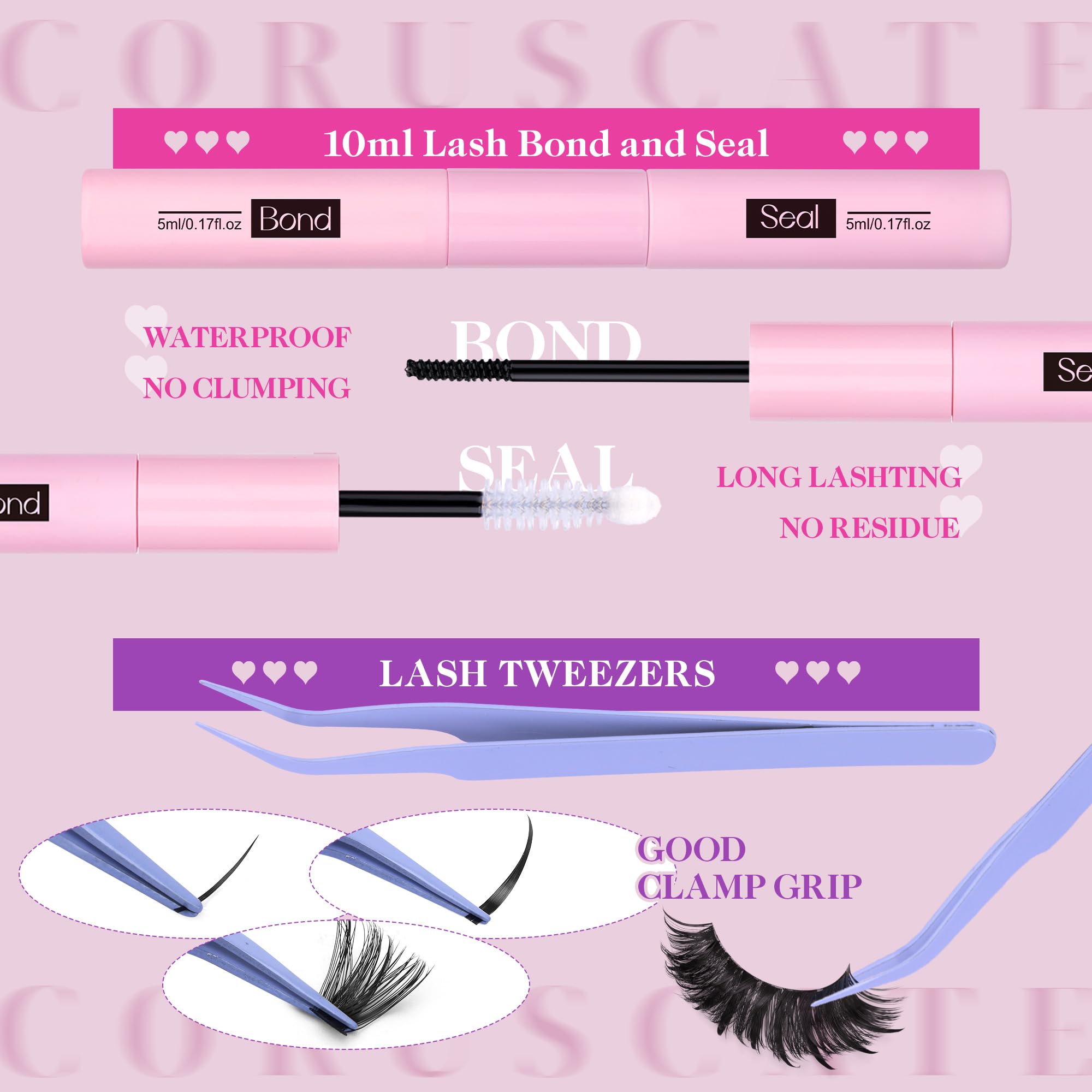 CORUSCATE fairy lashes spikes 16-20mm for bold styles