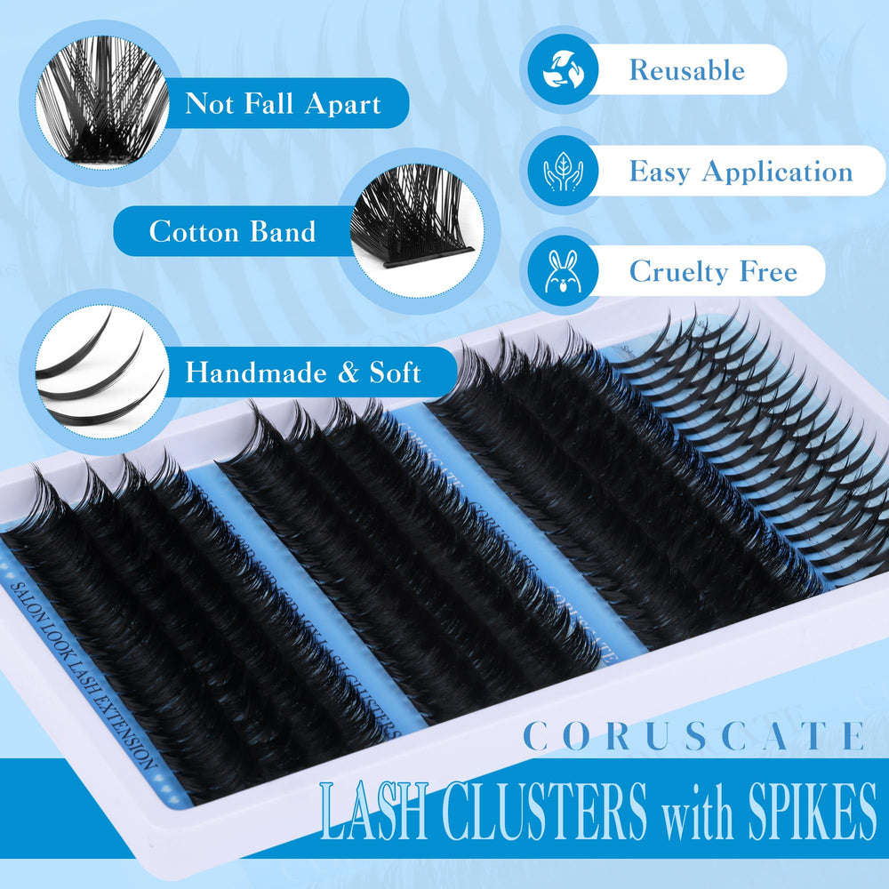 CORUSCATE fairy spikes 3mm long add dramatic flair to lashes.