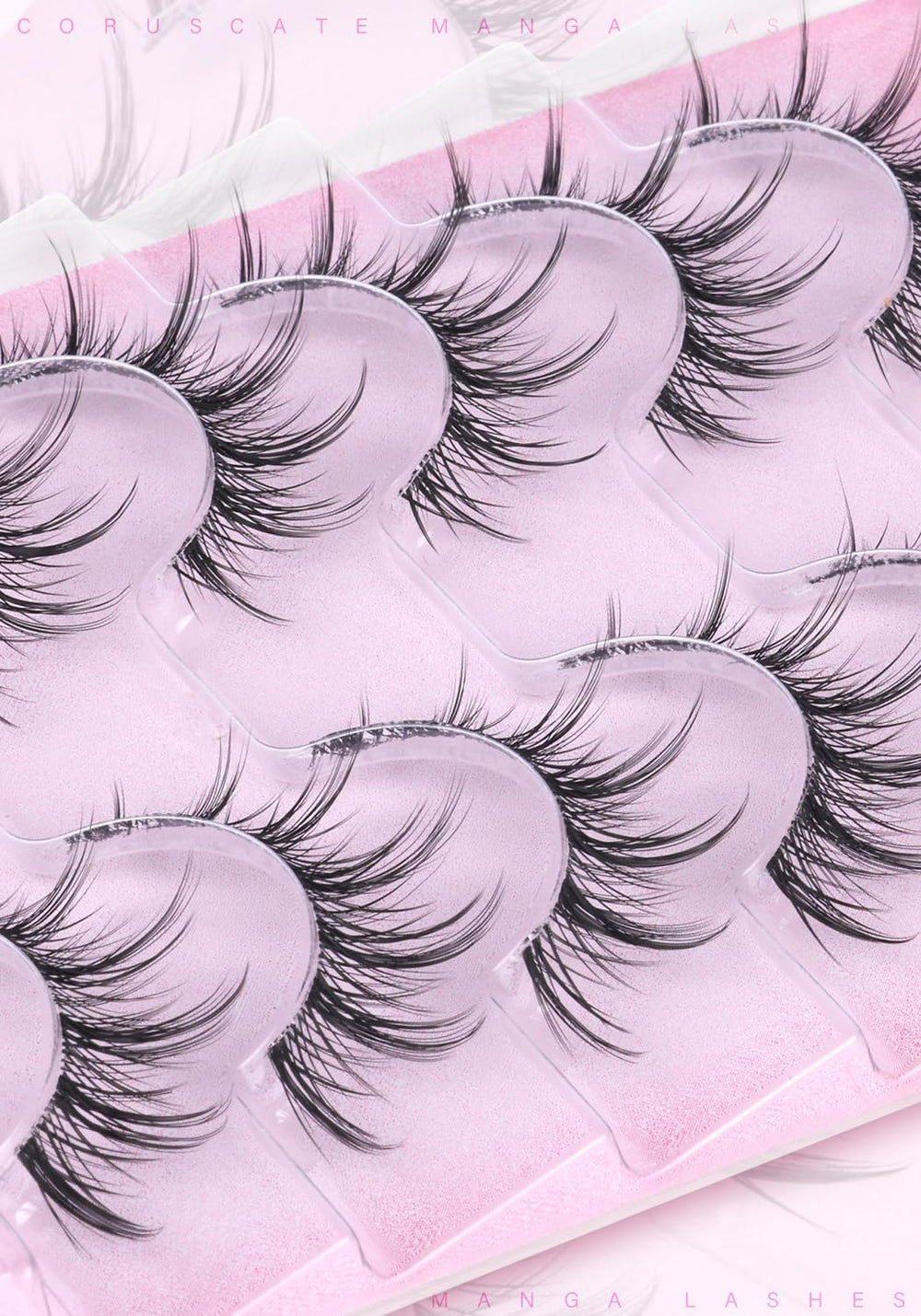 CORUSCATE manga-inspired lashes provide 3D volume and delicate flare