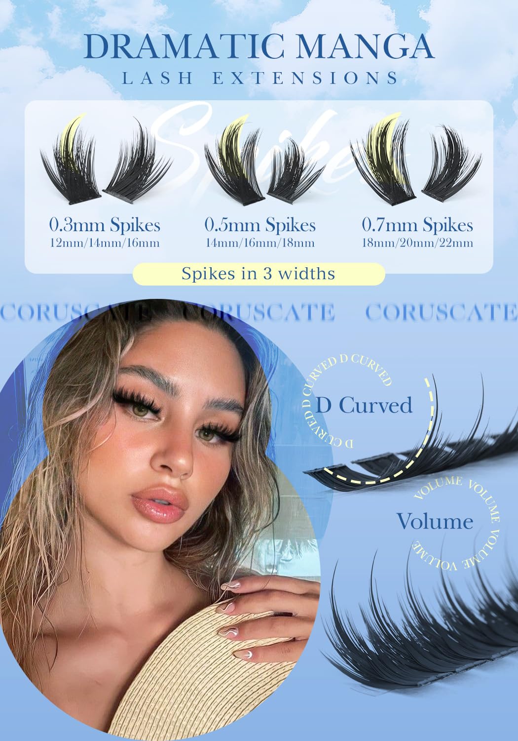 CORUSCATE DIY at-home lashes for fast results.