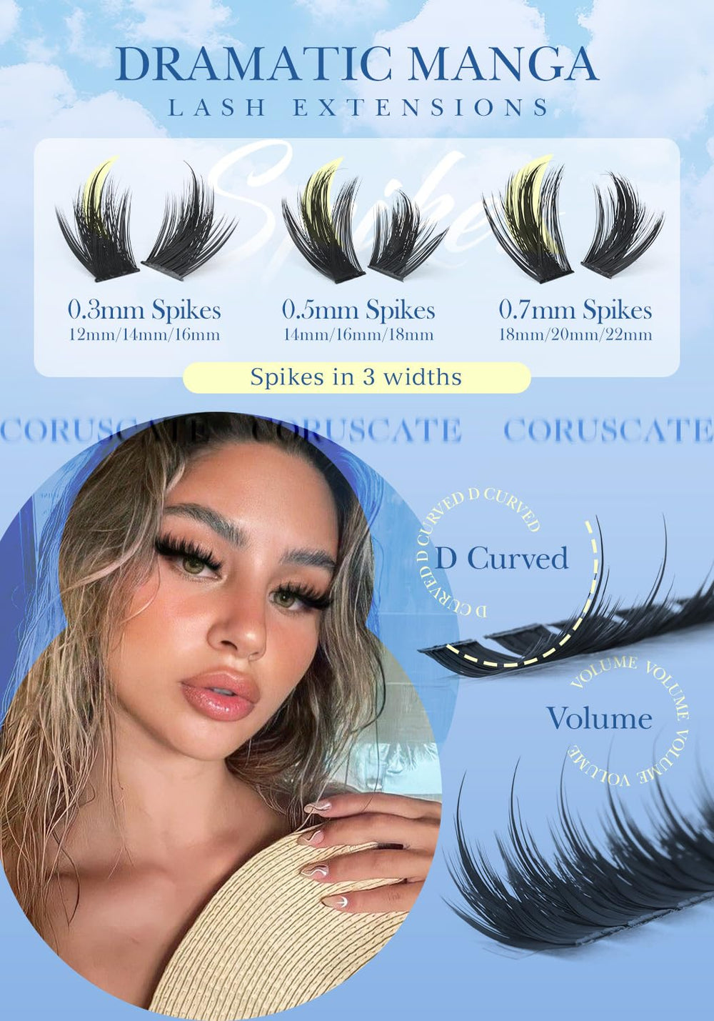 CORUSCATE DIY at-home lashes for fast results.