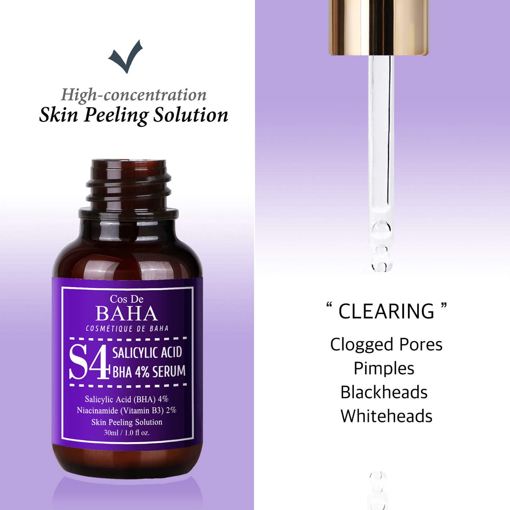 Cos De BAHA serum dropper closeup for easy, even application.