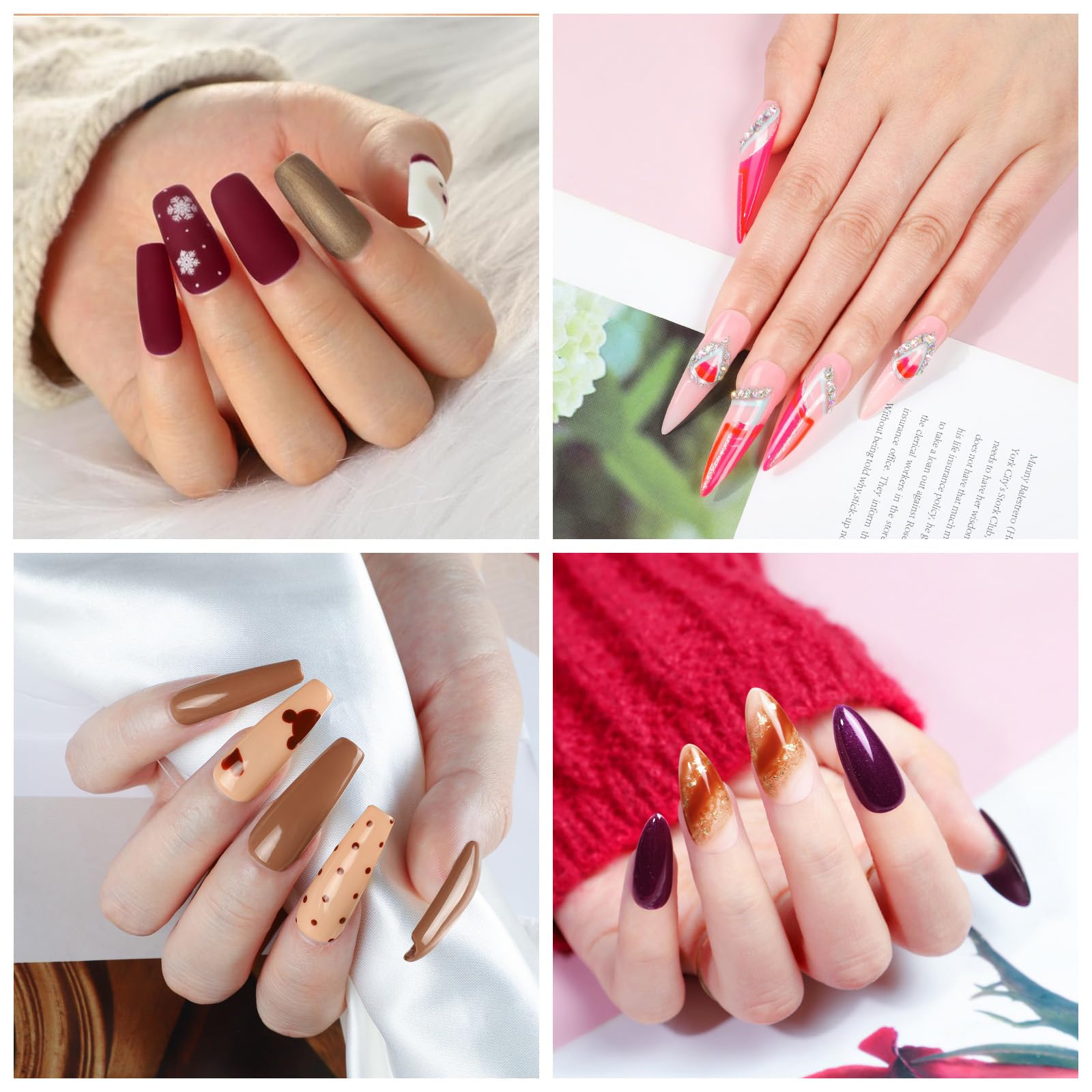 COSCELIA 40 colors gel polish palette for versatile seasonal designs.