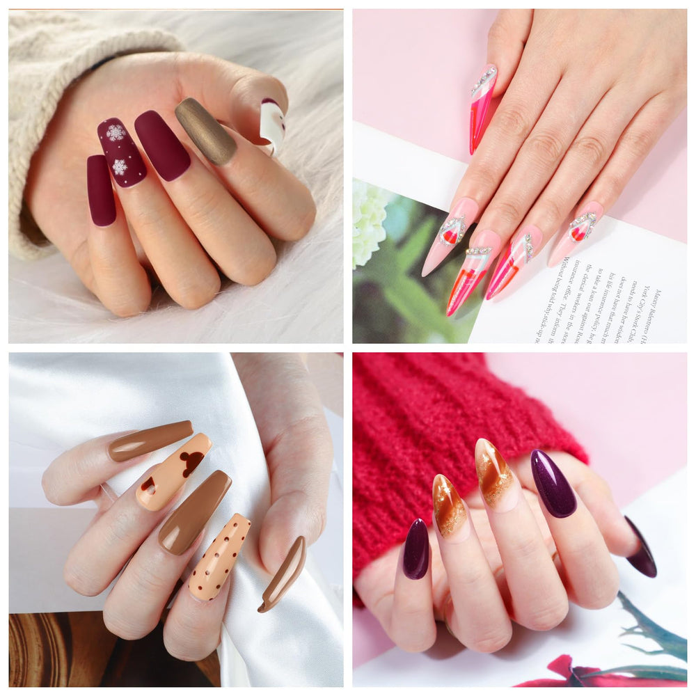 COSCELIA 40 colors gel polish palette for versatile seasonal designs.