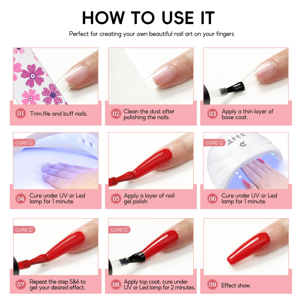 COSCELIA beginner-friendly design supports easy at-home manicures.