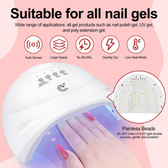 COSCELIA professional nail drill included for precise shaping and prep.