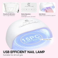 COSCELIA USB nail lamp for quick gel curing at home