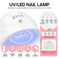 COSCELIA advanced nail light with auto-sensing and multiple timers.