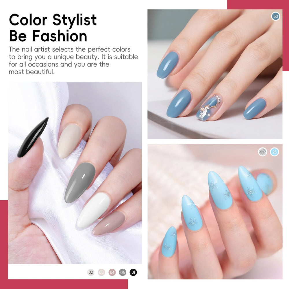 COSCELIA diverse hues cover winter, spring, summer, and fall looks.