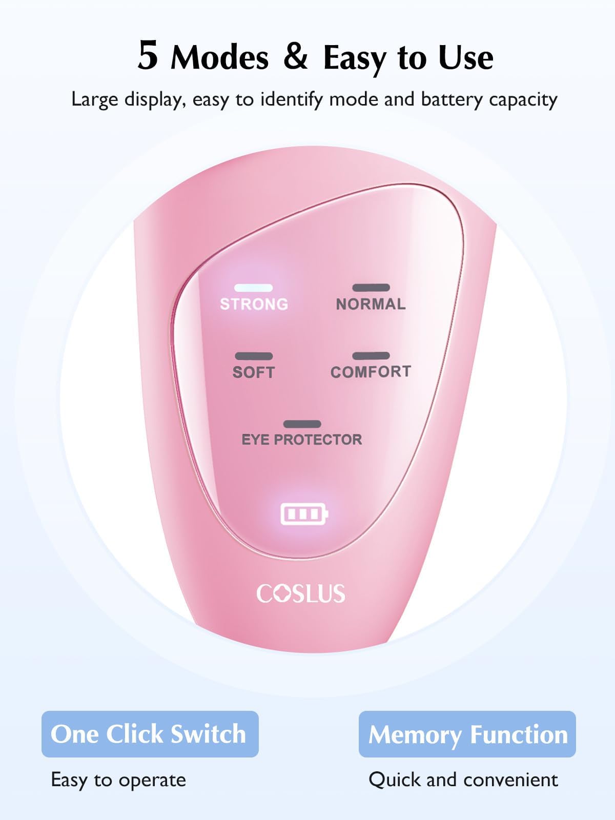 COSLUS large-area ultra-fine brush enables efficient daily cleansing across the face.