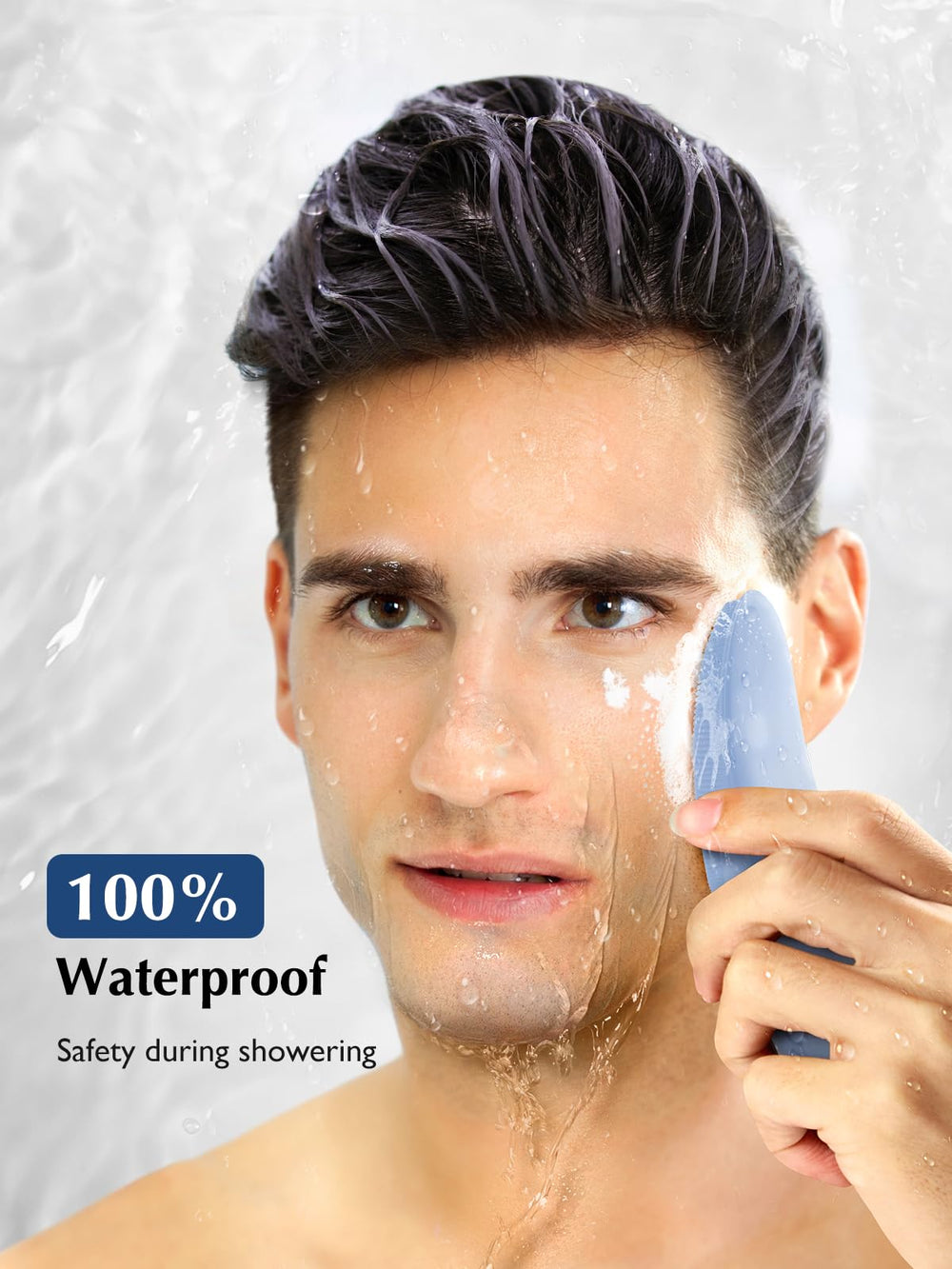 COSLUS thick top bristles clean hard-to-reach nose and T-zone.
