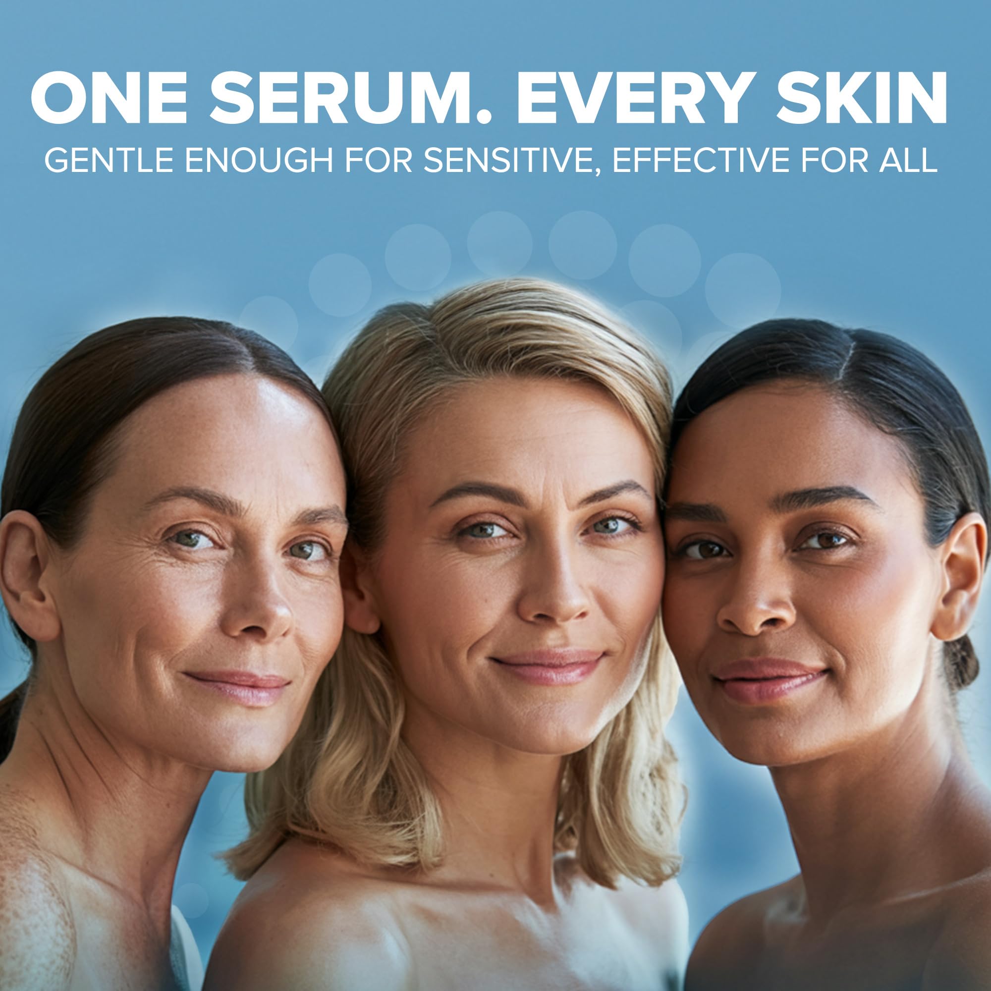 Cosmedica Hyaluronic Acid Serum drop dispensed for refreshing skin hydration.
