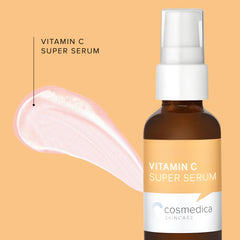 Cosmedica Skincare 2.5% Retinol Serum amber bottle with dropper for smoother texture