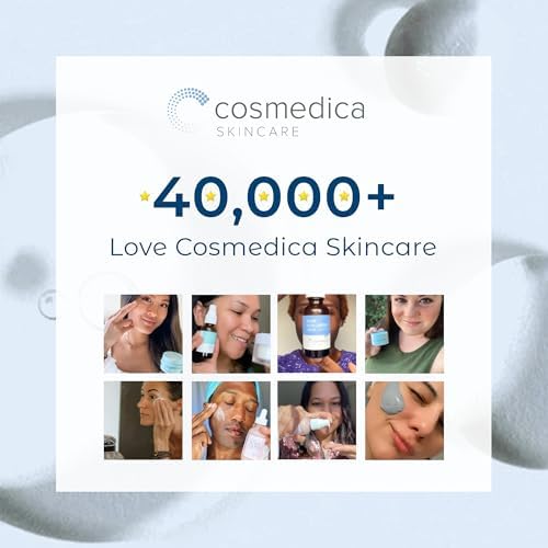 Cosmedica Skincare 2oz serum bottle ready for a daily brightening routine.
