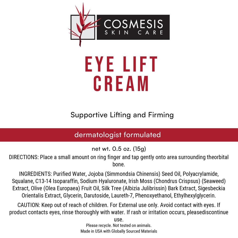 Cosmesis Eye Lift Cream Siegesbeckia orientalis extract promotes hydration