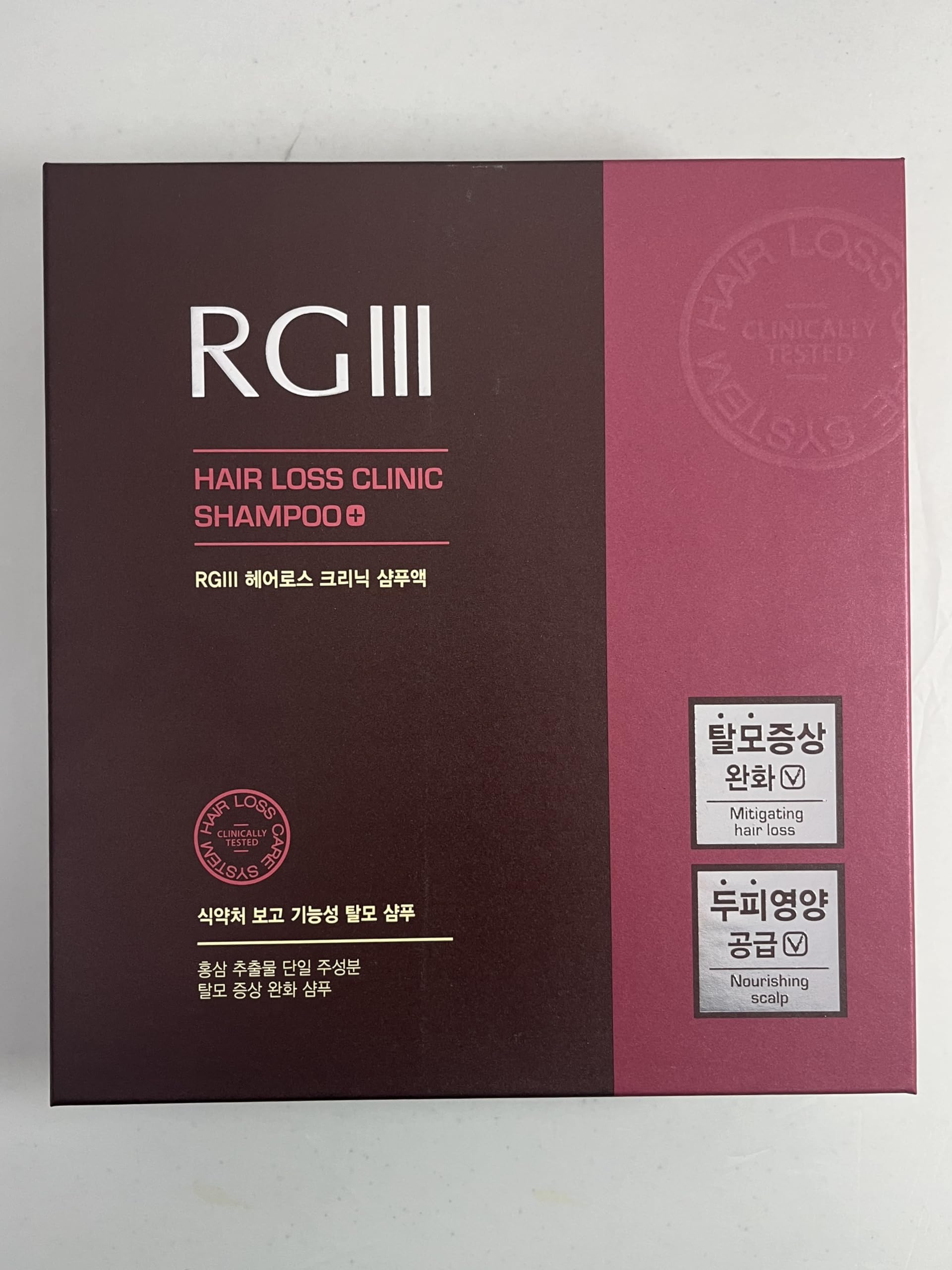 COSMOCOS RGIII Shampoo scalp massage moment during use.