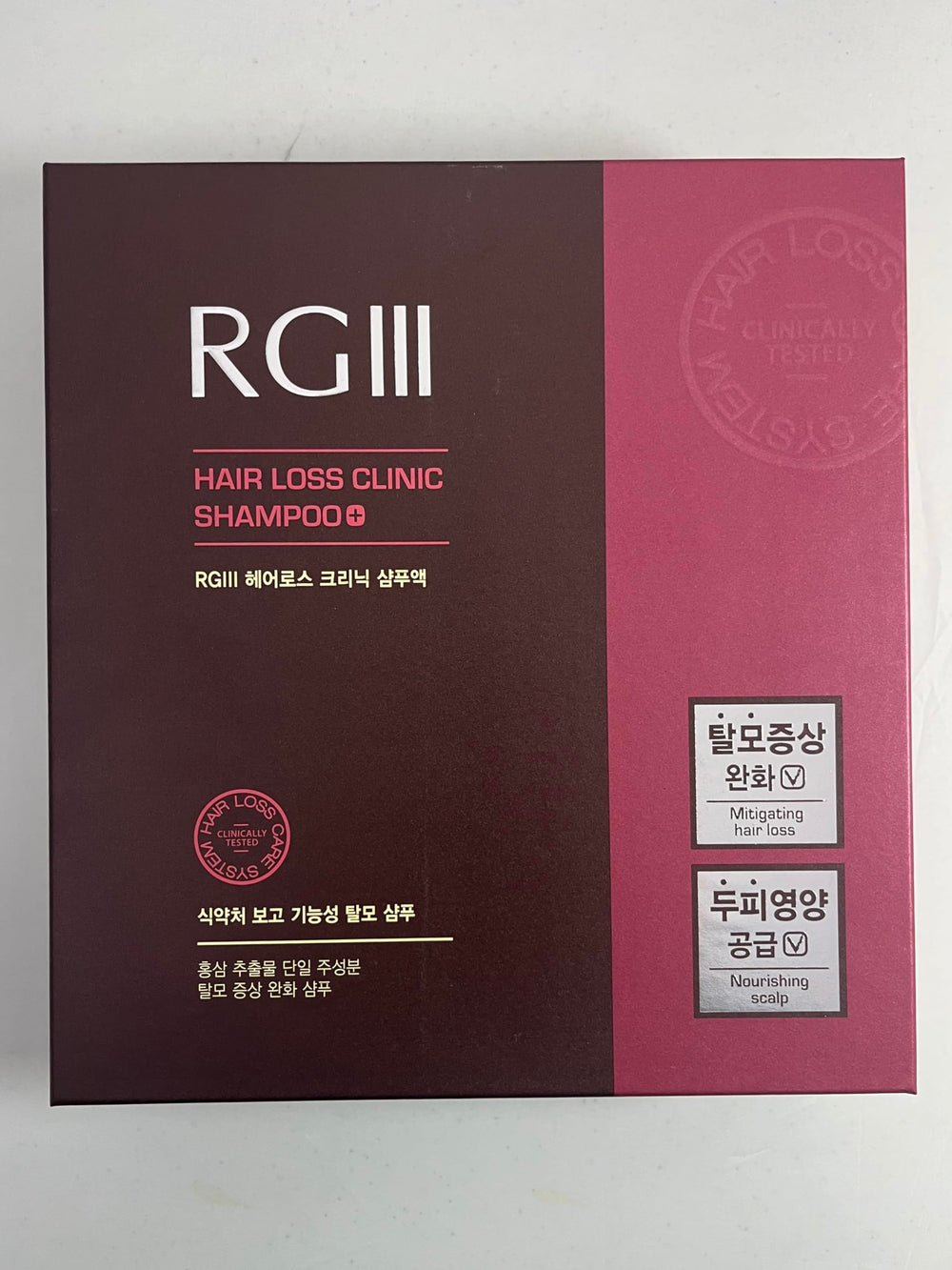 COSMOCOS RGIII Shampoo scalp massage moment during use.