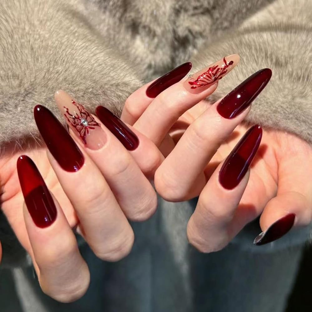 COSMOO Cherry Red Nail Polish gift-ready box suggests a thoughtful beauty gift.