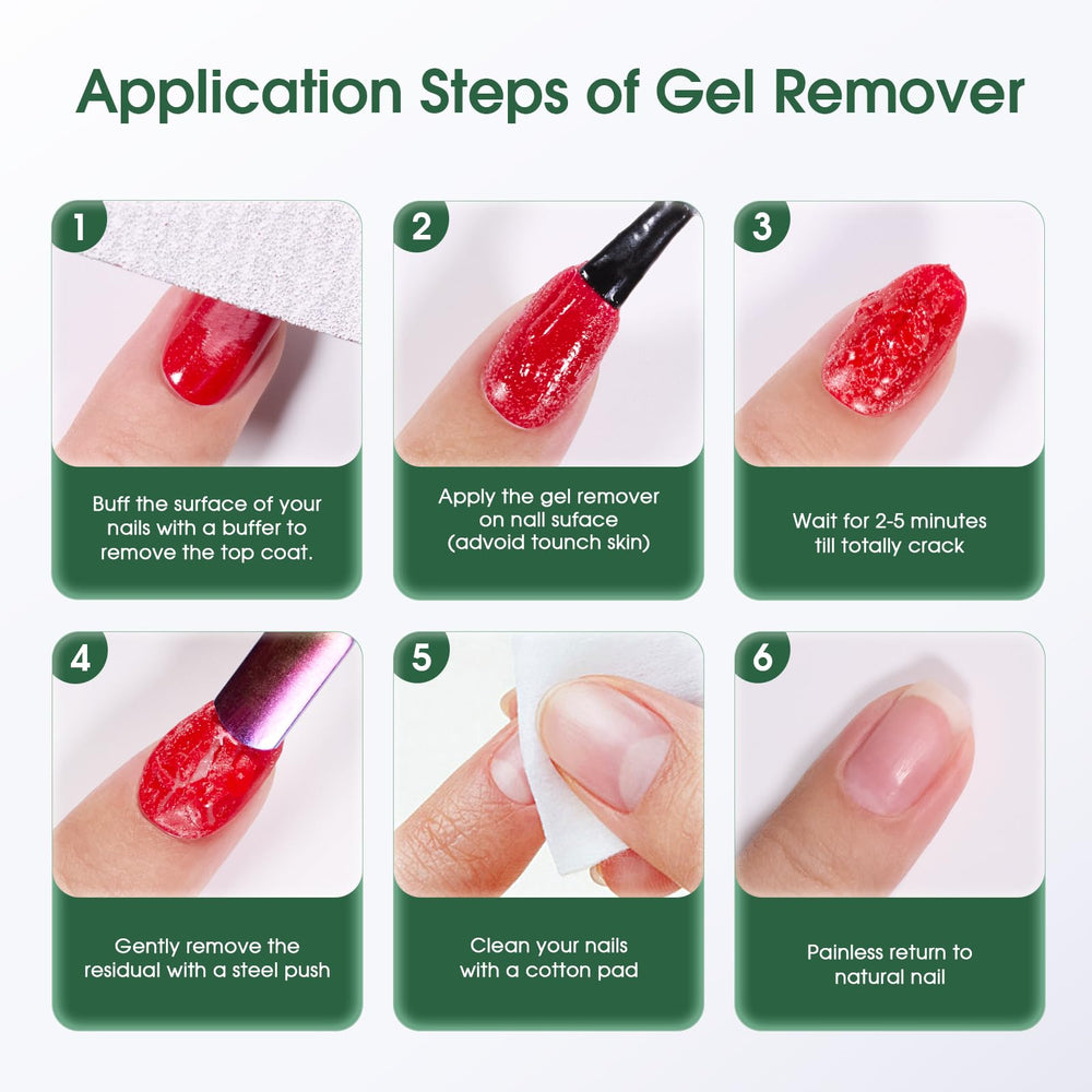 COSMOO Gel Nail Polish Remover packaging close-up