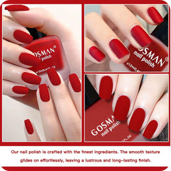 COSMOO nail polish brush applying smooth, even color