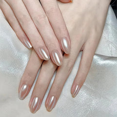 COSMOO Pearl Pink Nail Polish bottle shows shimmering finish for fast manicures.