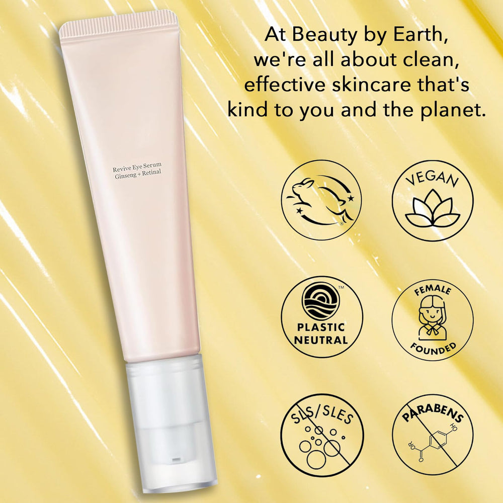 Silky texture of COSMOO Revive Eye Serum on the skin.