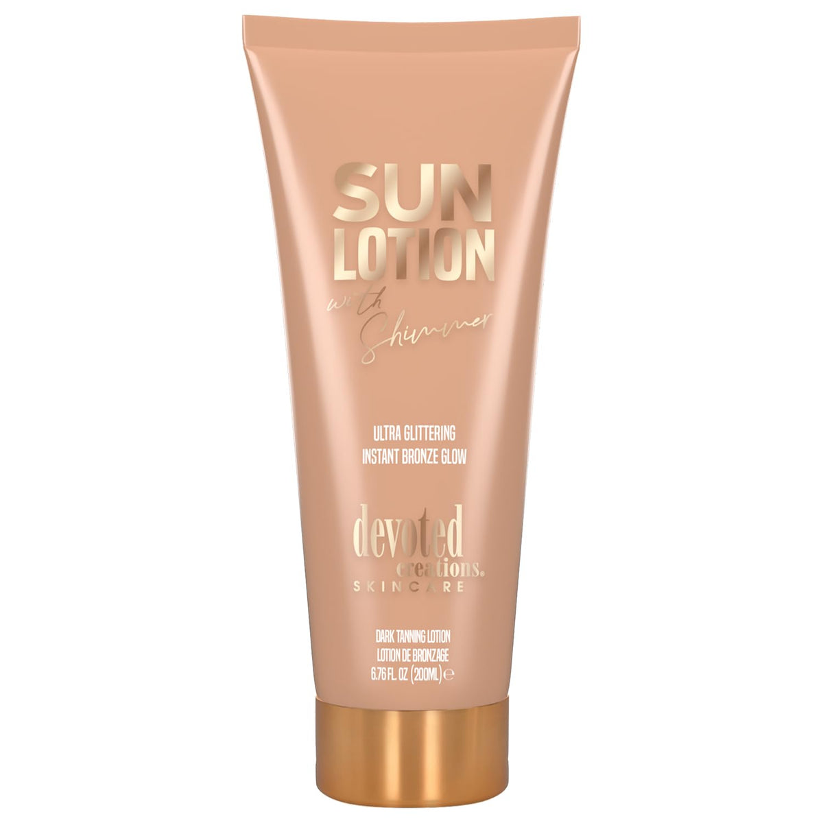 CosmoSun Sun Lotion bottle with instant bronze glow.