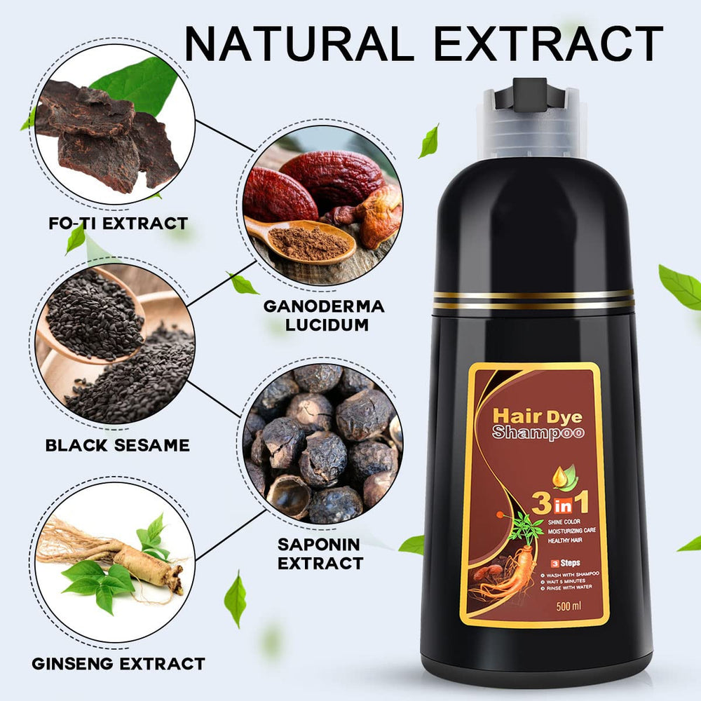 Cosmpro herbal extracts with ginseng nourish hair and enhance shine.