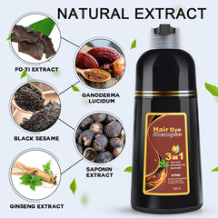 Cosmpro herbal extracts with ginseng nourish hair and enhance shine.