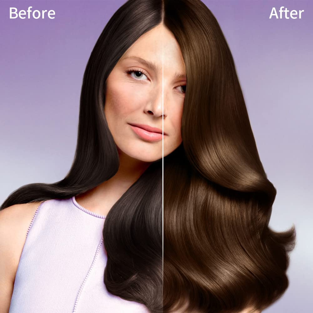 Cosmpro Chestnut Brown rinse reveals even color without mess