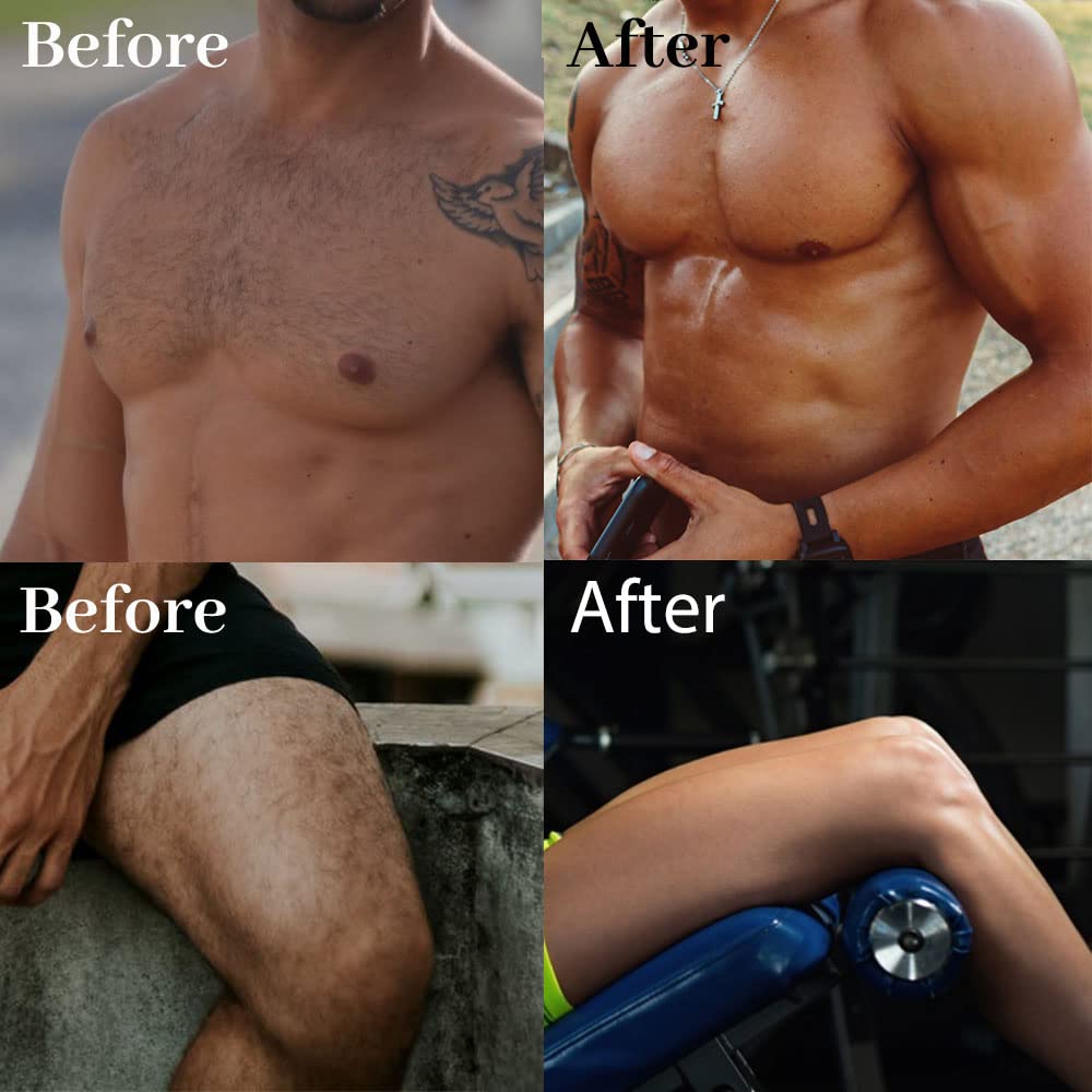 Cosmpro hair removal spray foam back for hard-to-reach areas.