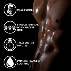Cosmpro hair removal spray foam legs for uniform smoothness.