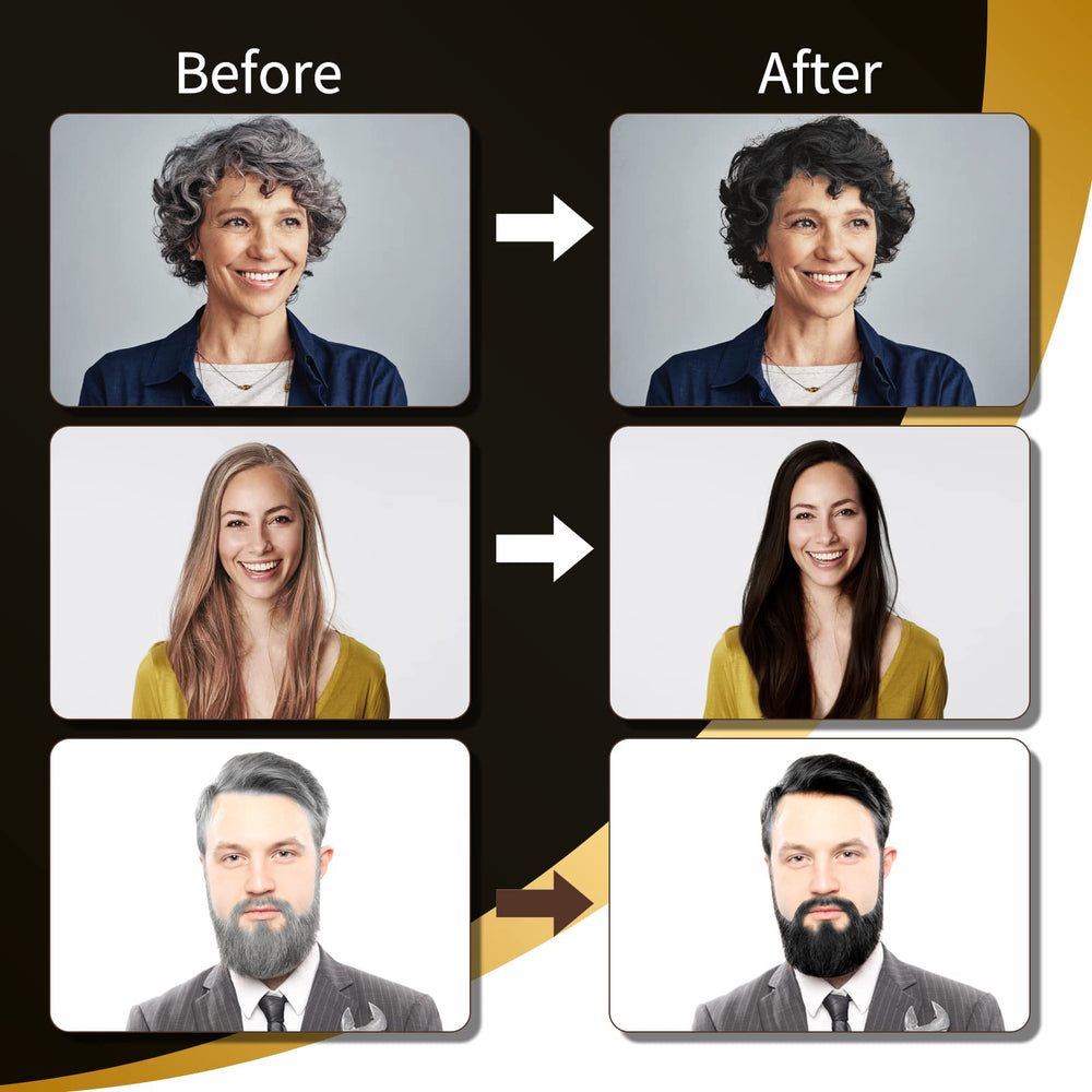 COSMTEK Black Dye Shampoo smoothing frizz after color deposit.