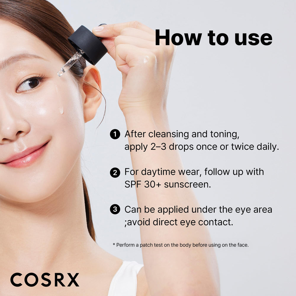 COSRX 15% Niacinamide serum after-application glow