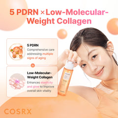 COSRX 5 PDRN serum packaging box showcasing compact Korean skincare