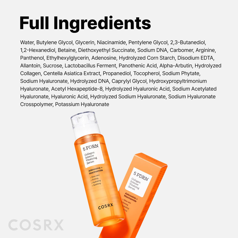 COSRX 5 PDRN serum product on bathroom shelf highlighting daily-use
