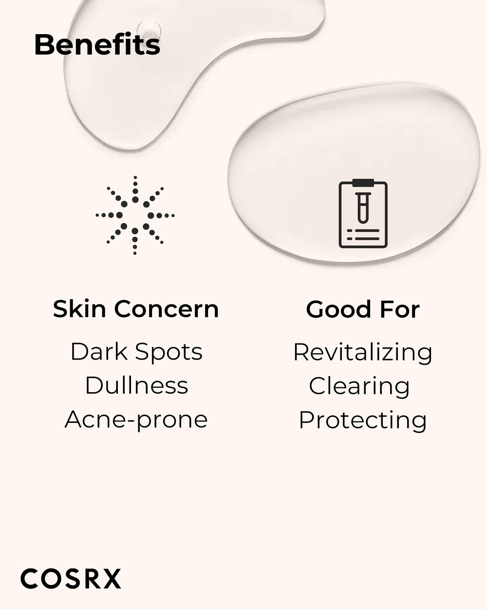 COSRX AC Collection packaging front view emphasizing cruelty-free formulation.