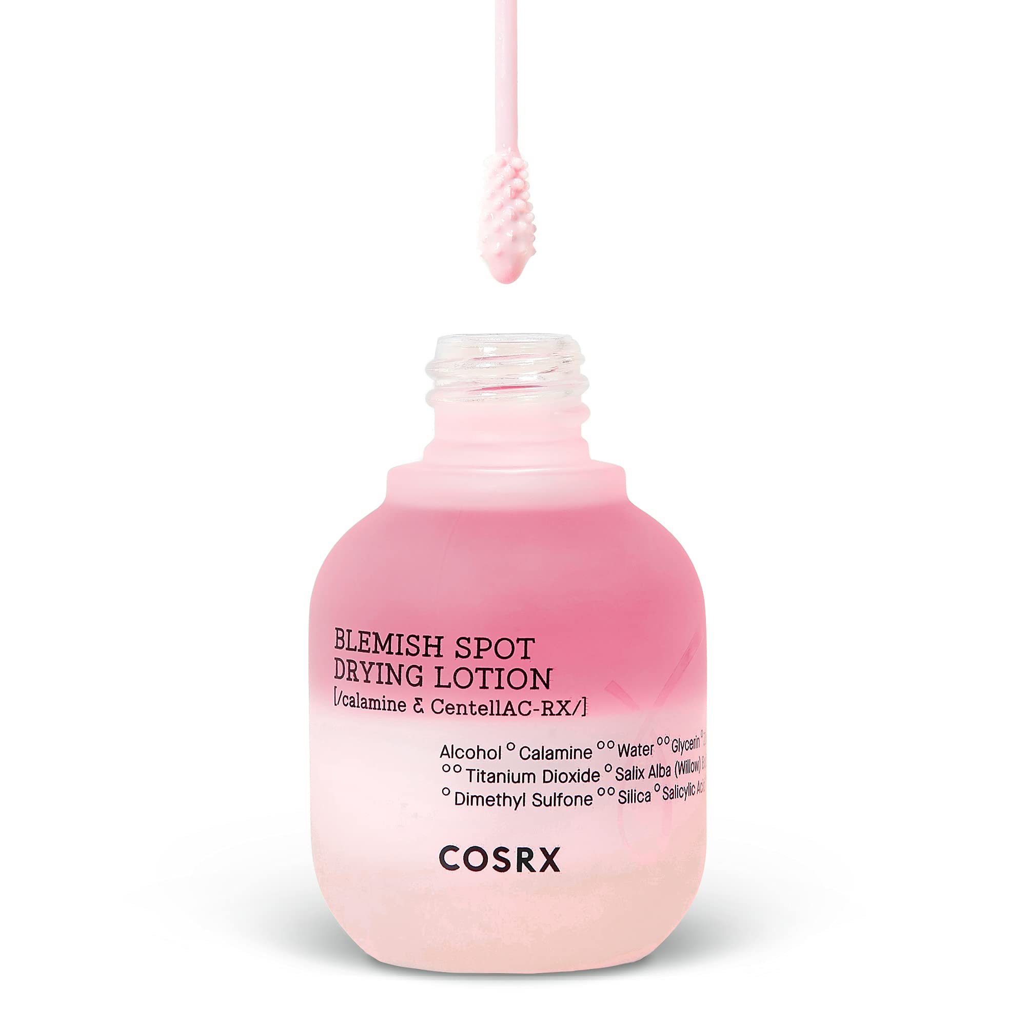 COSRX Acne Blemish Spot Drying Lotion bottle ready for targeted blemish treatment.