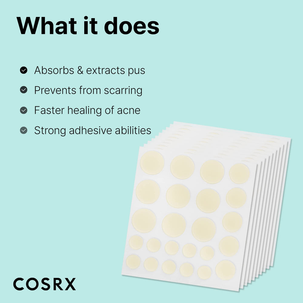 COSRX patch adheres discreetly during daily activities for protection.