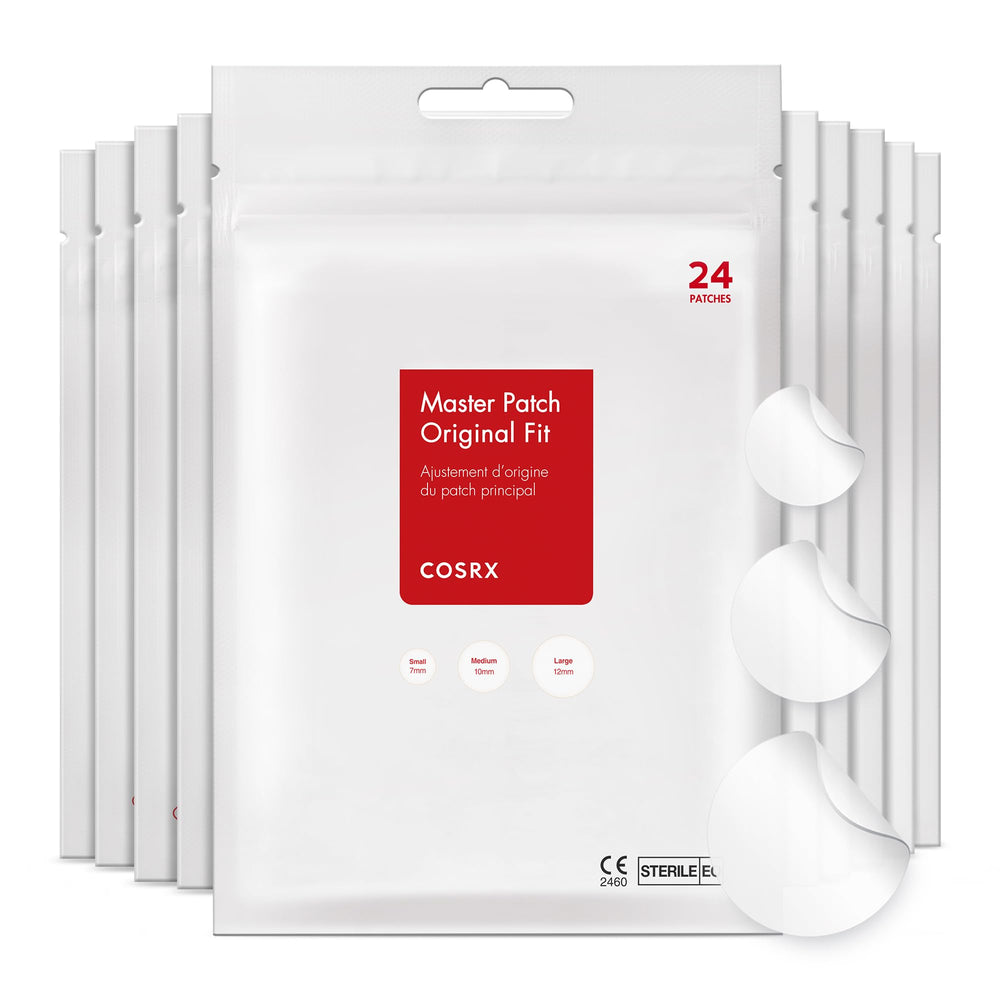 COSRX Acne Patch Original three sizes covers blemishes quickly and discreetly.