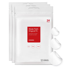 COSRX Acne Pimple Patch original packaging with three sizes for versatile spot care.