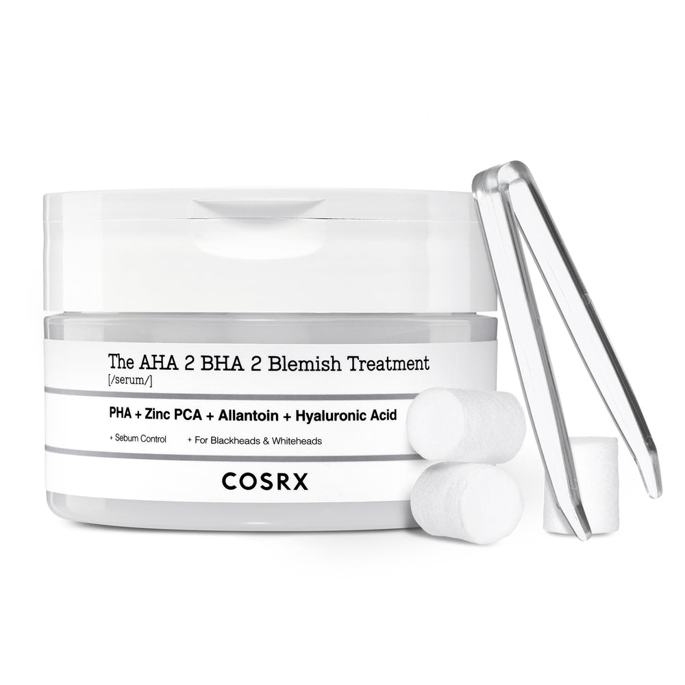 COSRX blemish serum bottle close-up for targeted spot care